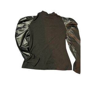 All black knit sweater